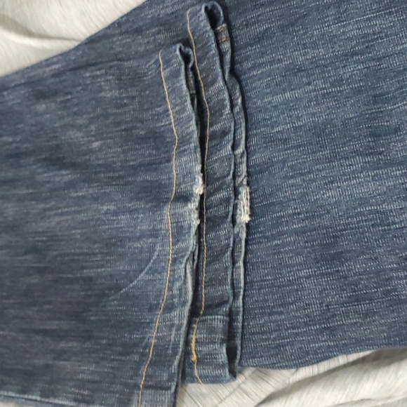 Chico's jeans women's chicos size 0 equals US size 4 blue embellished pockets - Picture 12 of 15